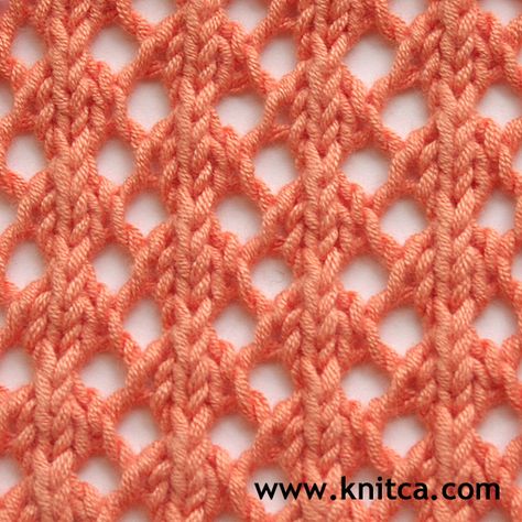 Lace Knitting Stitches, Knitting Blogs, Lace Knitting Patterns, Knit Stitches, Knit Stitch Patterns, Knitting Charts, Knit Stitch, Knitting Techniques, Easy Knitting