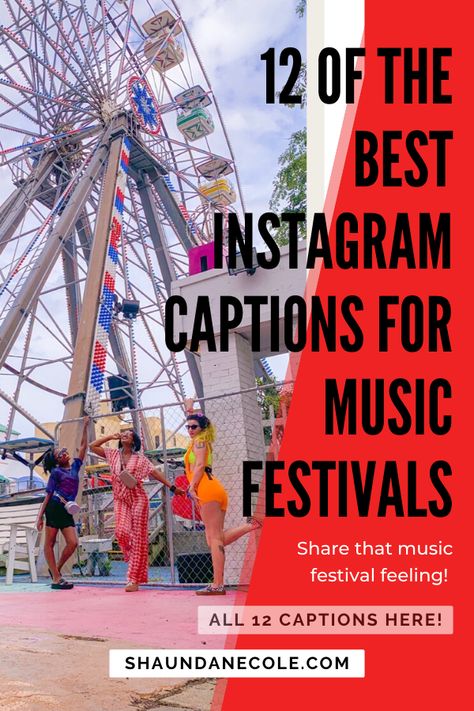 The best Instgarm captions for music festivals. 12 quotes & images to sum up & share that music festival feeling. 2020 Pharrell Williams Something In The Water Fest VA Beach. #ShaundaNecole - #SomethingInTheWater - #SITW - #FestivalSeason - festival season - Visit VA Beach - Virginia Beach - Virginia is for music lovers -Instagram captions - #InstagramCaption - main stage - #MusicFestival - I came aha saw I raved - Something in the water fest 2020 - VA Beach Oceanfront Festival Captions For Instagram, Festival Captions, Sunset Music Festival, Spring Vacation Outfits, Something In The Water, Water Festival, Festival Quotes, Season Quotes, Iconic Celebrities