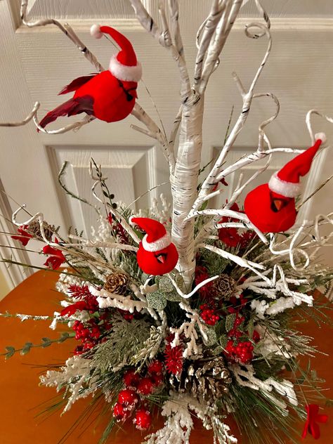 Christmas party centerpieces