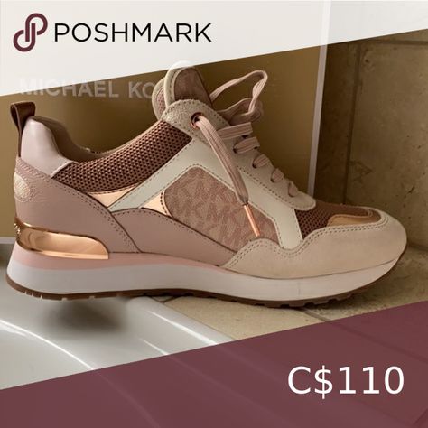 MICHAEL KORS | MK Logo Sneaker soft pink Size 7 Mk Sneakers Outfit, Tenis Mk Michael Kors, Michael Kors Shoes Sneakers Outfits, Michael Kors Sneakers Outfit, Girls Shoes Teenage, Mk Sneakers, Michael Kors Clothes, Mk Shoes, Shoe Story