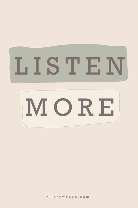 You might be a natural listener, but if you’re not – here are 3 tips that will help. They are simple and very effective.  Take the quiz at the end to find out if you're a good listener! Be A Listener Quotes, Good Listener Quote, Listen Aesthetic, Speak Less Listen More, Be A Better Listener, Be A Good Listener, Better Listener, 2025 Manifestation, A Good Listener