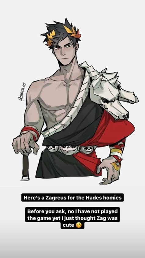 Zagreus Fanart, Greek Character Design, Etcetera Art, Zagreus Hades, Hades The Game, Hades Greek Mythology, Hades Game, Son Of Hades, Greek Mythology Art