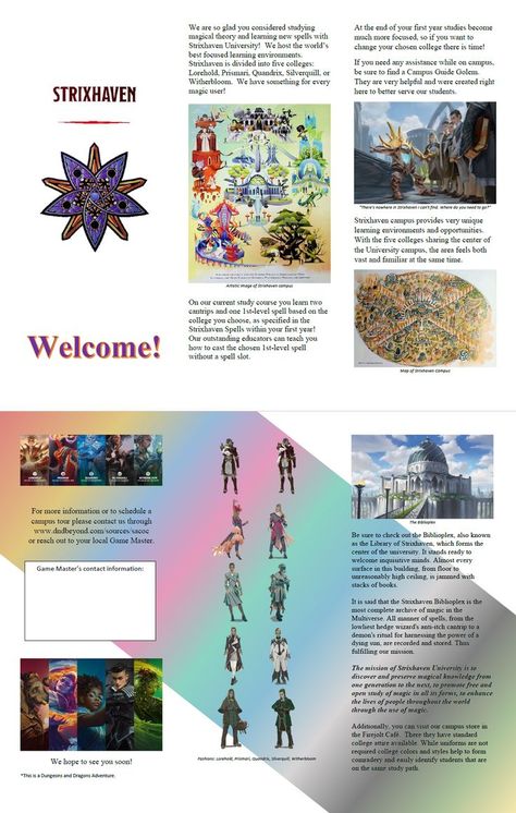 Strixhaven Campus, The Mission, Student Art, Roleplaying Game, Cover Art, Dungeons And Dragons, Finding Yourself, Art