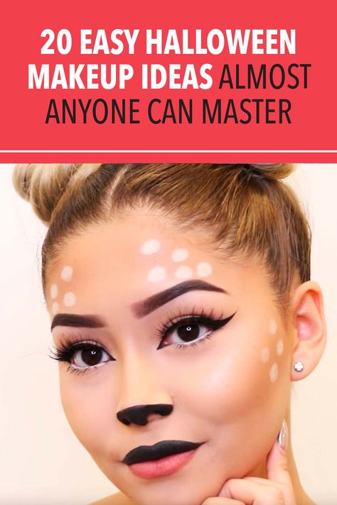 Adult Halloween Makeup, Easy Halloween Makeup Looks, Easy Halloween Makeup Ideas, Halloween Makeup For Kids, Halloween Makeup Tutorial Easy, Easy Halloween Makeup, Halloween Makeup Clown, Holloween Makeup, Halloween Makeup Diy