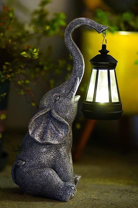 mothers day gifts Elephant Statue Decor, Ornament Photography, Statue For Garden, Giraffe Decor, Statue Decor, Outdoor Garden Statues, Elephant Ornament, Outdoor Home Decor, Animal Funny