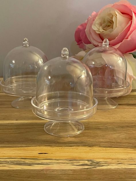 Cricut Candy Dome, Glass Dome Wedding, Edible Clear Dome, Clear Box Party Favor, Glass Cake Dome Decor Display, Cake Holder, Princess Party Favors, Dessert Tray, Best Wedding Favors