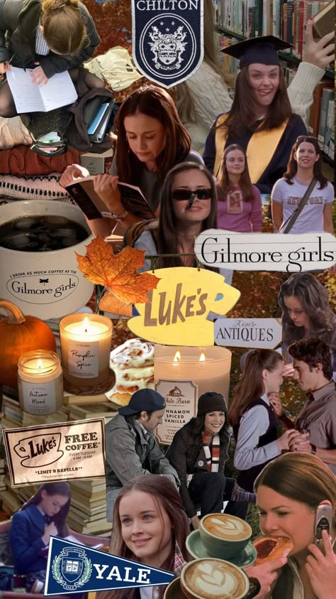 Gilmore girls autumn aesthetic Gilmore Girls Astethic, Gilmore Girls Thanksgiving, Gilmore Girls Autumn Aesthetic, Gilmore Girl Aesthetic, Chilton Gilmore Girls, Summer Vs Winter, Gilmore Girls Autumn, Gilmore Girls Fall, Gilmore Girls Aesthetic