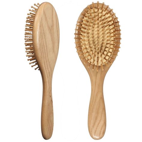 Brush For Hair Growth, Brush For Hair, Wooden Hair Brush, Wood Paddle, Wooden Paddle, Hair Growth Products, Bamboo Brush, Wooden Brush, Hair Care Tools