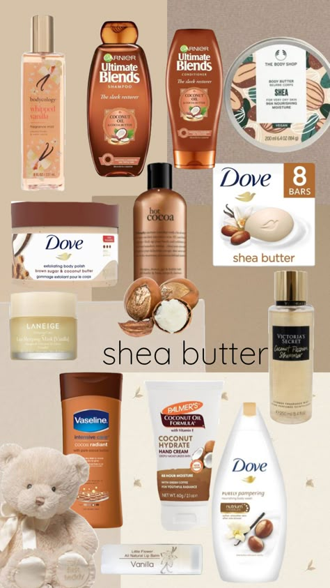 Shea Butter Scents, Cocoa Butter Scent Combo, Coco Butter Scent Combos, Shea Butter And Coconut Oil Body Butter, Shea Butter Perfume, How To Smell Like Shea Butter, Best Body Oil To Smell Good, Coco Butter Aesthetic, Body Oil Vanilla