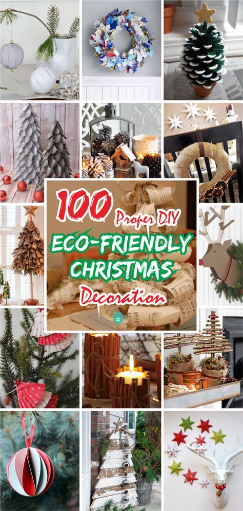 Eco Christmas Decorations, Eco Friendly Christmas Decorations, Diy Gifts Cheap, 12 Days Of Xmas, Eco Christmas, Diy Christmas Garland, Christmas Decorations Cheap, Eco Friendly Christmas, Eco Friendly Decor