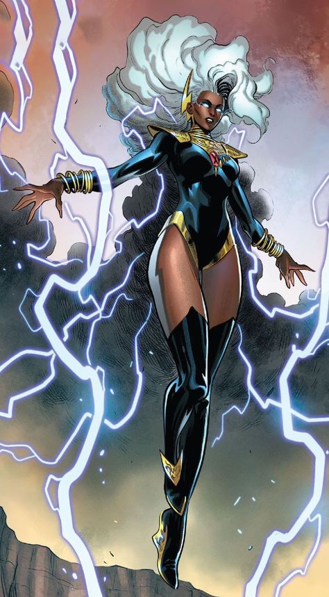 Storm Xmen, Xman Marvel, Girl Animation, Storm Marvel, Ororo Munroe, Storm Art, Xmen Comics, Black Comics, Marvel Characters Art