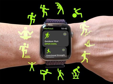 Apple Watch Complications, Apple Fitness Plus, What Is Cross Training, Apple Watch Workout, Apple Watch Activity, Electronic Ideas, Fitness Tracking App, Apple Watch Fitness, Apple Watch Features