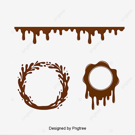 Chocolate Vector, Painted Chocolate, Sweet Logo, Candy Logo, Chocolate Logo, Floral Logo Design, Cake Logo Design, Romantic Background, Element Design