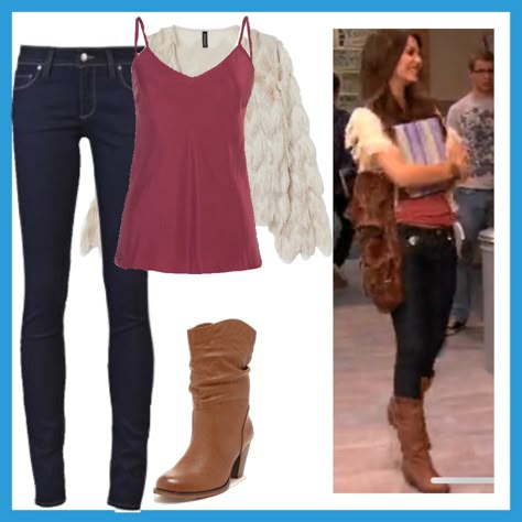 Victorious Aesthetic Outfits, Victorious Inspired Outfits, Tori Vega Outfits, Victorious Outfits, Mariana Foster, Vampire Outfits, Made Outfits, Vampire Clothes, Tori Vega