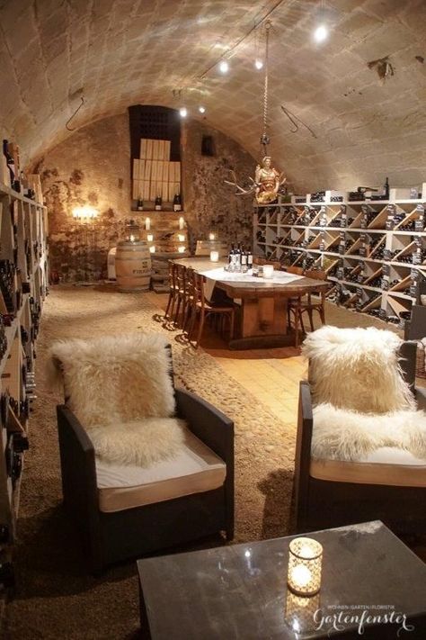 Wine Cellar Design Rustic, Home Wine Cellar Ideas, Basement Wine Cellar Ideas, Walk In Wine Cellar, Wine Cellar Room, Stone Wine Cellar, Wine Basement, Workout Outfits Shorts, Wine Cellar Ideas