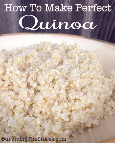 How To Cook Quinoa - Make Perfect Quinoa In Under 30 Minutes! Perfect Quinoa, Cook Quinoa, Quinoa Recipes, How To Cook Quinoa, Side Recipes, Bone Broth, Orzo, Couscous, Sans Gluten