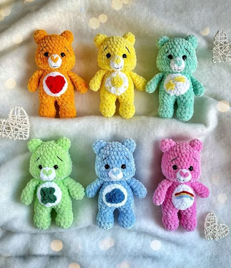 Easy Crochet Animals, Crochet Plushies, Mode Crochet, Kawaii Crochet, Crochet Business, Crochet Design Pattern, Beginner Crochet Projects, Crochet Teddy, Quick Crochet