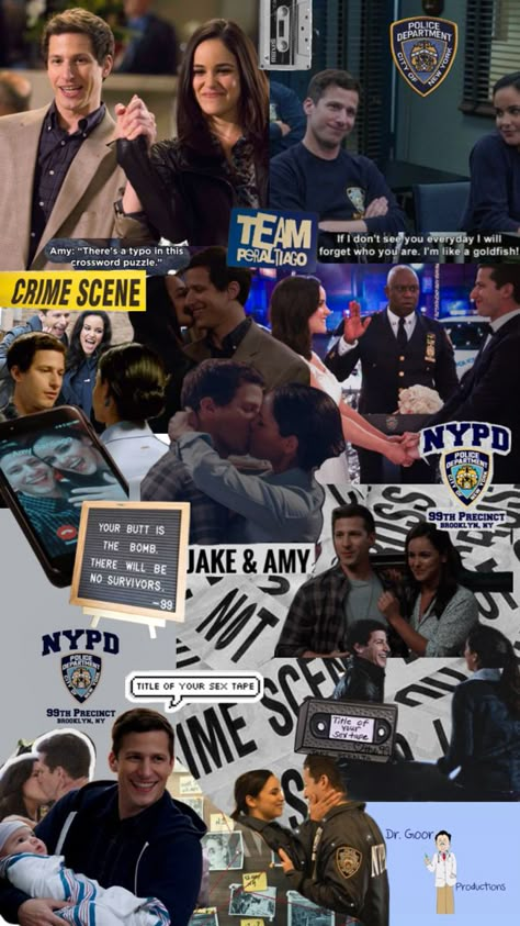 Amy Santiago and Jake Peralta Brooklyn 99 aesthetic background Brooklyn 99 Aesthetic, Brooklyn Nine Nine Funny, Jake And Amy, Amy Santiago, Brooklyn 9 9, Jake Peralta, Cool Cool Cool, Brooklyn 99, Movie Covers