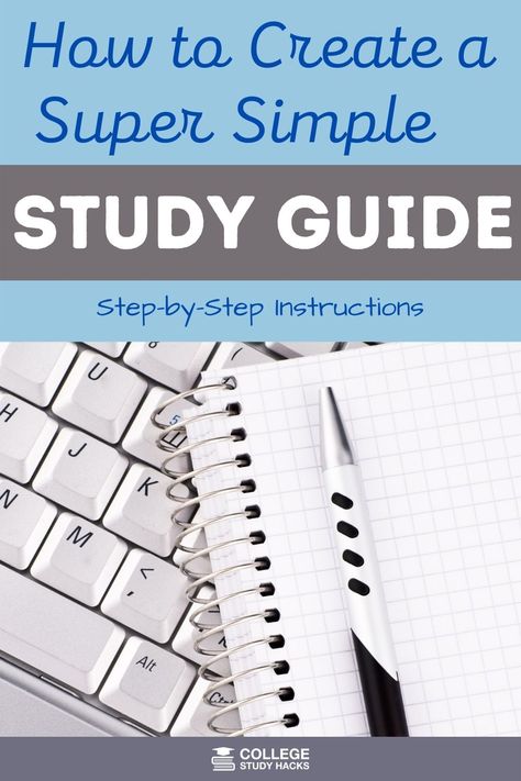 It's super easy to create your own study guide. Using this study guide method, you will organize all of your class notes, professor notes/slides/handouts, practice problems, formulas, definitions, practice tests, etc. into a common document to make it easy to study for quizzes and exams. #studyguide Microsoft Onenote, One Note Microsoft, Study Hacks, Class Notes, College Study, College Hacks, Study Tips College, Note Taking, Study Guide