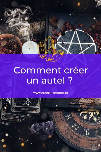 Comment créer un autel?/Coralie Poli - Psycho-énergéticienne, pour les femmes qui souhaitent être Magiciennes de leur Vie Divine Feminine Spirituality, Witch Fashion, 7 Chakras, Samhain, The Witcher, Book Of Shadows, Reiki, Witch, Comic Book Cover