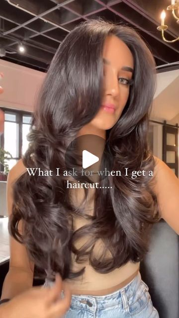 MARJAN on Instagram: "Save this for your next haircut🤍 I ask for long layer haircut with face framing and curtain bangs 💁‍♀️haircut was done by @chitabeautyofficial   #hair #layerhaircut #layercut #layers #longhair #layeredhaircut  #wakeupandmakeup #hudabeauty" Long Hair Face Framing Curtain Bangs, Layercut Haircut Long Hair, Layer Haircut Long Hair, Face Framing With Long Layers, Layer Haircut With Curtain Bangs, Long Curtain Bangs Face Framing Layers Long Hair, Face Framing Haircut For Long Hair Bangs, Long Layered Face Framing Hair, Curtain Bang Side Part