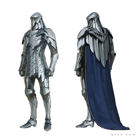 ArtStation - Demacian Knight, Joon Ahn Types Of Armor, Armor Clothing, Concept Art World, Knight Art, Knight Armor, Mark Rothko, Fantasy Armor, Armor Concept, Fantasy Warrior