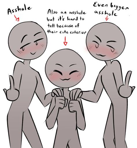 Cute Relationship Drawing Reference, Trio Draw Your Squad, Best Friend Trio Dynamics, Poly Dynamic Ships, Poly Couple Base, Friendship Dymanics, Ot3 Ship Dynamics, Relationship Dynamics Poly, 3 Poses Friends