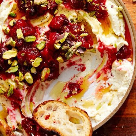 Delish Cranberry Whipped Feta Dip, Appetizer Thanksgiving Recipes, Thanksgiving Whipped Feta, Fall Whipped Feta, Feta And Cranberry Dip, Whipped Feta Dip Thanksgiving, Whipped Cranberry Feta Dip, Fall Feta Dip, Cranberry Whipped Feta Dip Delish