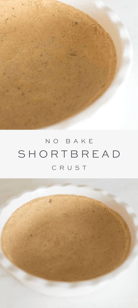 Shortbread Pie Crust Recipe, Crust For Cheesecake, Cookie Pie Crust Recipe, Shortbread Pie, Cheesecake Crust Recipe, Cheesecake Pies, Easy Shortbread Crust, Shortbread Pie Crust, Shortbread Crust Recipe