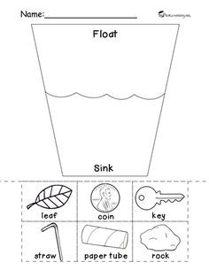 Science Pack for Preschool & Kindergarten Fun Kindergarten Science Experiments, Float Sink Preschool, What Do We Use Water For Preschool, Fun Projects For Kindergarteners, Kindergarten Crafts Educational, Stem All About Me Activities, Kindergarten Science Curriculum Homeschool, Math Science Activities Preschool, Activities For Kids In Kindergarten