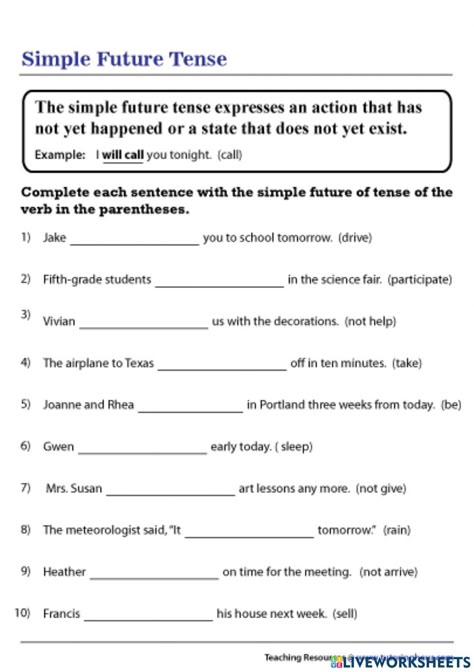 Future Tense Worksheet Grade 3, Future Tense Worksheet For Grade 2, Future Tenses English Grammar Worksheets, Simple Future Tense Worksheets Grade 3, Future Tenses Worksheets, Simple Tenses Worksheets, Future Tenses English Grammar, Simple Future Tense Worksheets, Future Simple Worksheet