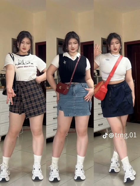 Short And Curvy Outfits, Chubby Outfit Ideas, Outfits For Chubby Girls, Peony Aesthetic, Chubby Style, Curvy Casual Outfits, Street Outfits, Thanksgiving Outfits, Chubby Fashion