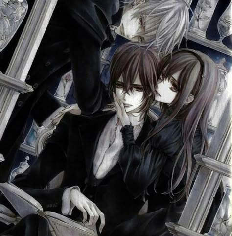 Anime : vampire knight Little Bit Lykke Li, Anime Vampire Knight, Vampire Knights, Vampire Knight, Matching Pfps, Group Chat, Matching Pfp, Profile Pictures, Anime Icons