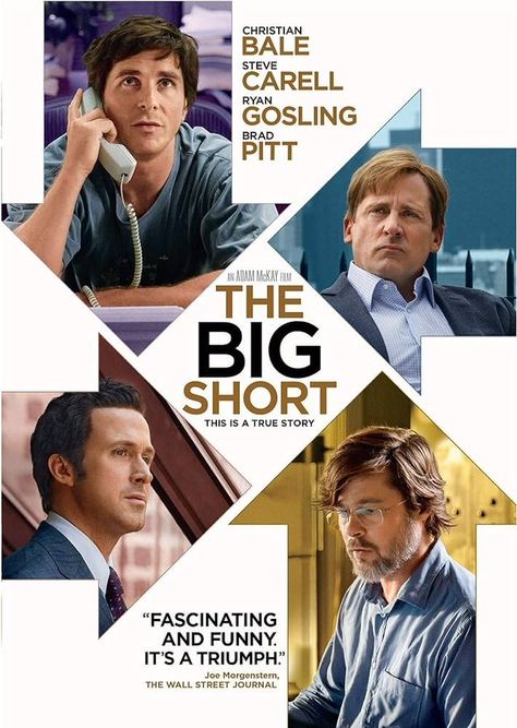 Andrew Lokenauth | TheFinanceNewsletter.com (@FluentInFinance) on X The Big Short Movie, Michael Burry, The Big Short, Michael Lewis, Big Shorts, Amazon Video, Short Books, Steve Carell, 2015 Movies