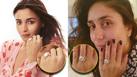 Alia Bhatt Wedding Nails, Kareena Kapoor Ring, Alia Bhatt Wedding Ring, Alia Bhatt Ring, Priyanka Chopra Engagement Ring, Kareena Kapoor Engagement Ring, Priyanka Chopra Wedding Ring, Kareena Kapoor Nails, Alia Bhatt Engagement Ring