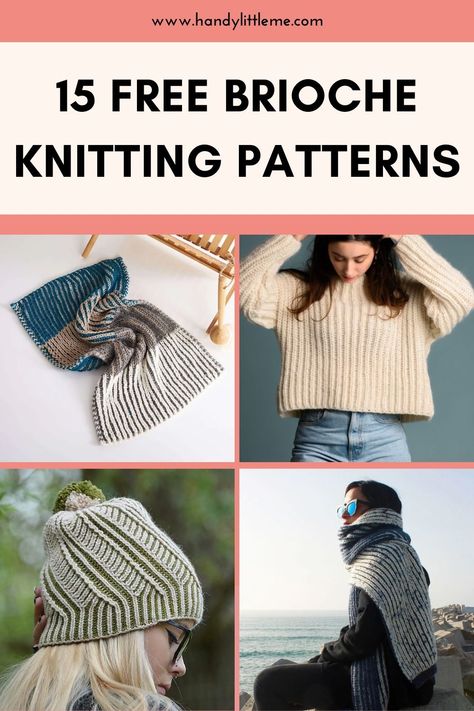 15 Free brioche knitting patterns. Dive into the cozy world of brioche knitting patterns! 🧶✨ Perfect for creating plush, textured projects, these patterns offer a luxurious feel and intricate design. From squishy scarves to stylish sweaters and intricate hats, brioche knitting brings a unique depth and dimension to your handmade creations. Ideal for advanced knitters and adventurous beginners looking to challenge themselves. #BriocheKnitting #KnittingPatterns #DIYKnitting Knitting Hat Patterns, Knitting Patterns Sweaters, Brioche Pattern, Brioche Knitting Patterns, Layering Winter, Cozy Wardrobe, Stylish Knitwear, Advanced Knitting, Winter Knitting