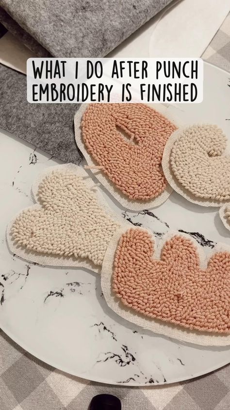 Unleash Your Creative Potential: Explore a World of Exquisite Crochet Patterns! Click Now to Discover Latest Designs 🧵🌈 👁 Tufting Diy, Punch Embroidery, Hook Punch, Punch Needle Patterns, Craft Punches, Diy Embroidery Patterns, Pola Sulam, Punch Needle Embroidery, Needle Punch