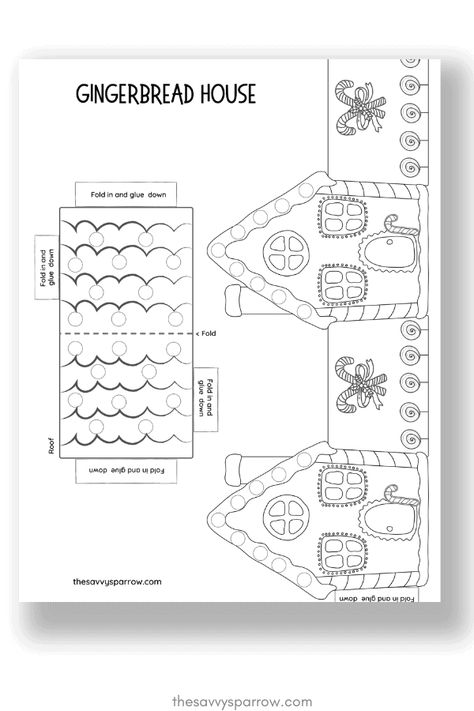 Need easy Christmas crafts for kids to make this year? These cute gingerbread house crafts are perfect Christmas crafts for preschoolers or elementary school aged kids. Just print the free printable gingerbread house template, color, cut the houses out, and glue them together! So cute and easy! Paper Gingerbread House Template, Paper Gingerbread House, Gingerbread House Template Printable, Easy Gingerbread House, Gingerbread House Craft, Gingerbread House Template, Easy Gingerbread, Gingerbread Crafts, House Template