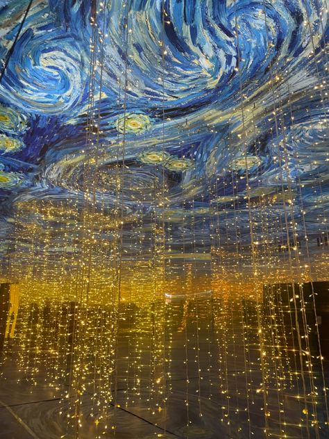 Van Gogh Starry Night Prom, Night Sky Sweet 16, Avatar Prom Theme, A Starry Night Theme, Starry Night Banquet, Under The Stars Quinceanera Theme Decoration, Night In Venice Prom Theme, Prom Themes Starry Night Decoration, Sweet 16 Under The Stars Theme