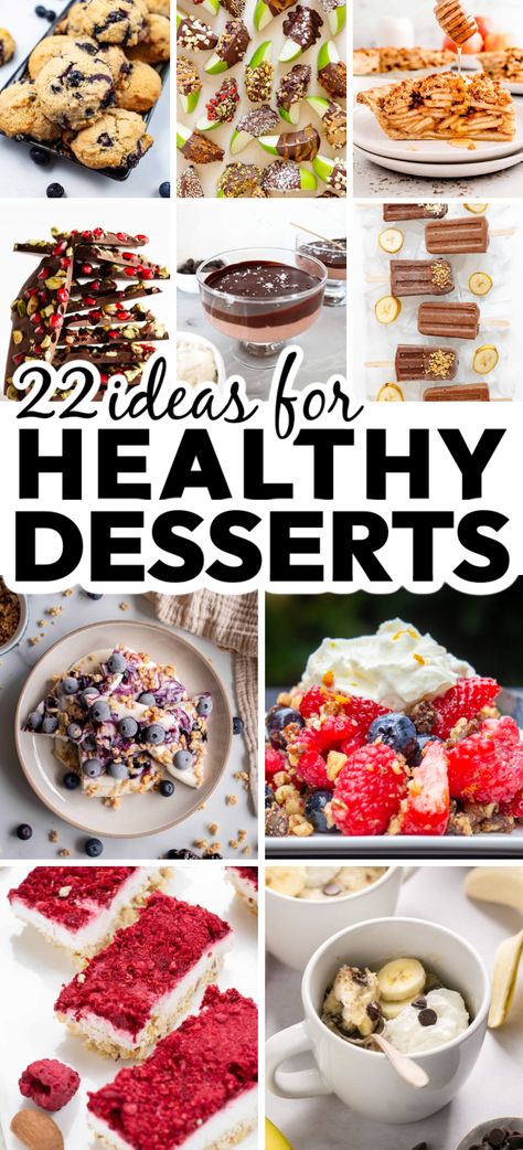 Quick Healthy Desserts – Here you will find some fan-favorite healthy desserts that are sure to satisfy your sweet tooth. These quick and easy healthy treats are perfect for the whole family. Healthy snacks, healthy dessert recipes, healthy treats, healthy sweets. Easy Healthy Dessert Snacks, Healthy Desserts That Actually Taste Good, Desserts That Are Healthy, Sweet But Healthy Desserts, Healthy Sweets Alternatives, Simple Healthy Sweet Treats, Healthy Gut Desserts, Sweets That Are Healthy, Diet Desserts Healthy