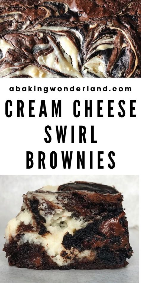 Brownie Deserts, Cream Cheese Swirl Brownies, Boxed Brownies Better, Brownie Hacks, Boxed Brownie Recipes, Boxed Brownies, Nutella Brownie, Brownie Mix Recipes, Easy Dinner Recipes For Two