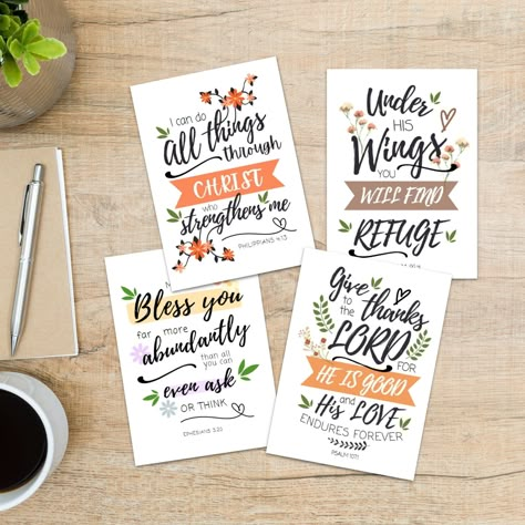 Printable Scripture Greeting Cards, Greeting Cards, Christian Bible Verse Cards, Motivational Encouragement Cards, Instant Download https://etsy.me/3jTK8BU #orange #birthday #white #greetingcard #birthdaycards #christiancard #bibleversecards #motivationalcards #encour Christian Birthday Cards, Encouragement Notes, Hymn Print, Christian Birthday, Printable Scripture, Verse Cards, Bible Verse Coloring, Bible Verse Cards, Christian Journaling