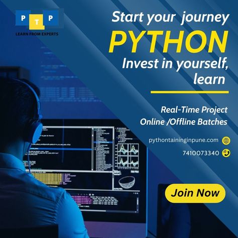 Python training in Pune Java Learning, Computer Expert, Courses Design, Python Course, Learn Computer Science, Learn Computer, Python Programming, Career Options, Online Course