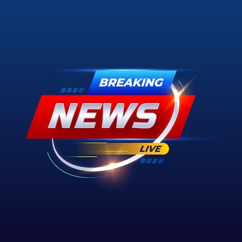 Free vector gradient breaking news logo ... | Free Vector #Freepik #freevector #channel-logo #gradient-logo #logo #business-logo News Logo Design, News Logo, Channel Logo, Vector Gradient, Gradient Logo, Business Identity, Chanel Logo, News Channel, News Channels