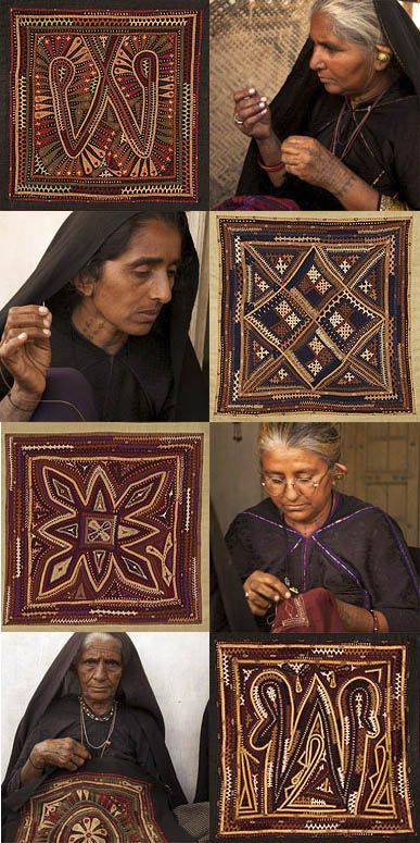 Indigenous Embroidery, Rabari Embroidery, Ancient Crafts, Vintage Photography Women, India Textiles, Kutch Embroidery, Kutch Work Designs, Weaving Loom Diy, Kutch Work