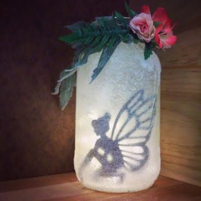 Tavern Waitress, Fairy Activities, Jar Fairy Lights, Fairy In A Jar, Fairy Templates, Mason Jar Fairy Lights, Mason Jar Night Light, Fairy Lights In A Jar, Fairy Night Light