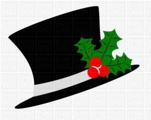 Christmas Top Hat FREE SVG file Christmas Top Hat, Applique Christmas, Christmas Svgs, Snowman Hat, Free Svgs, Snowman Faces, Christmas Applique, Frosty The Snowman, A Christmas Carol