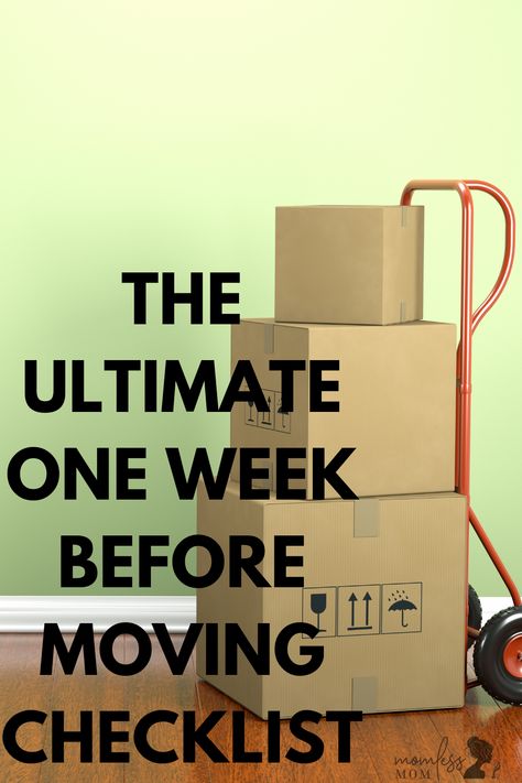 A successful move is the result of careful planning, attention to detail, and effective organization. By following this comprehensive one-week before moving checklist, you’ll be well-prepared for the big day and able to transition to your new home with confidence. Before You Move Checklist, Before Moving Checklist, Moving Day Checklist, Move Out Checklist, Moving Out Checklist, Move In Checklist, Moving Binder, Moving Timeline, Mom Checklist