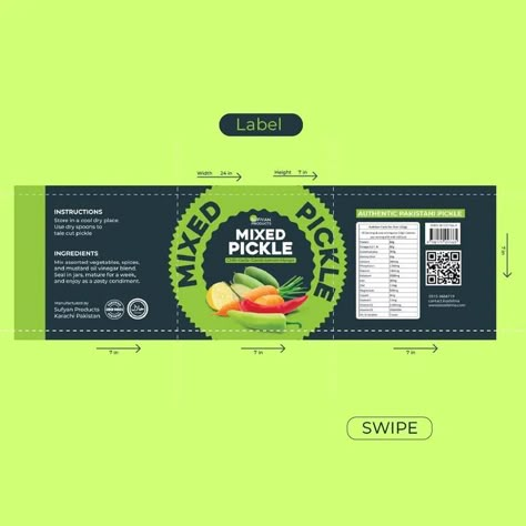 #affiliate Pin on Quick Saves Pickle Branding Packaging Design, Package Label Design, Fun Label Design, Pickle Branding, Pickle Packaging Design, Pickle Label Design, Product Label Design Ideas, Pickle Illustration, Pickle Packaging