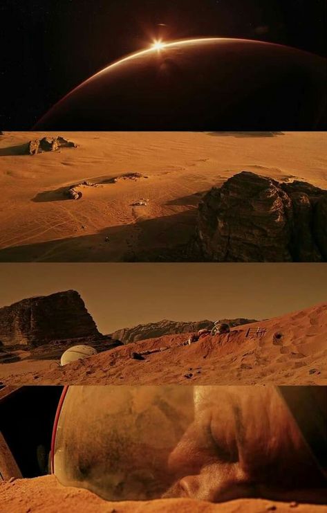 The Martian Cinematography, Dune Astetic, The Martian Film, The Martian Movie, Martian Movie, Mark Watney, Cinematography Composition, Movie Animation, Andy Weir